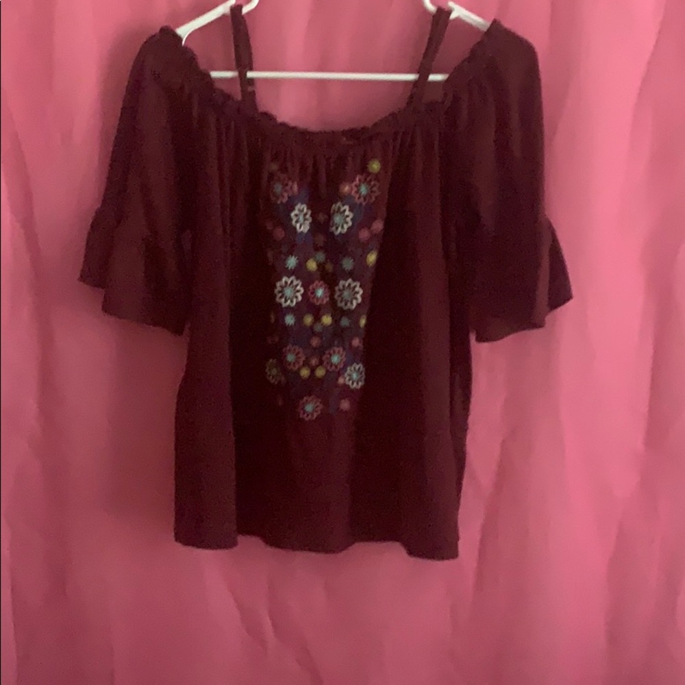 Off the shoulder shirt